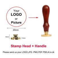 Customization Wax Seal Stamp LOGO Customize Personalized Custom Seal Envelop Wedding Party Birthday Invitation Gift Decoration Tool