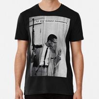 Malcolm By Any Means Necessary Size S to 5XL Made in the USA TShirt Unisex T-Shirt L
