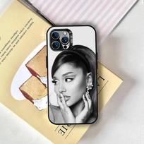 Ariana Grande Phone Case For iPhone 17,16,15,14,13,12,11 Plus,Pro Max,XS,Colored Silver Plated Inside Cover iPhone12PROMAX