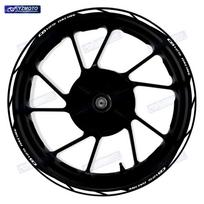 For Honda CB125 CB 125 Motorcycle 17 Inch Front And Rear Wheel Sticker Hub Decal Reflective Waterproof Decorative Rim Stickers