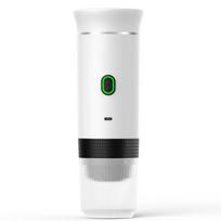USB Portable 3 in 1 Capsule Coffee Machine Small Wireless Heating Electric Espresso Maker 2500mAh balta