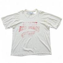 Vintage 90s Distressed Detroit Red Wings NHL Hockey Sports Graphic Logo T-shirt Unisex T-Shirt XL
