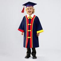 Kindergarten Graduation Gown for Kids - and Gown Set for Preschool 110 tamsiai mėlyna spalva