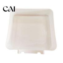 Laundry Room Floor Guard Washing Machine Drain Pan, Heavy Duty Leak Proof Drainage Plastic Pan for Washer Tray, Protection Front Load Appliances