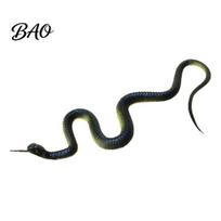 Scare Bird Garden Accessory Fake Snake Toy, Realistic Rubber with Tongue Out, 17.7-39.4 Soft Model Inch Lifelike Decor, Deterrent Stress Relief Prank