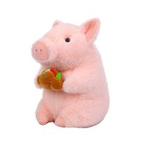 Hamburg Dudu Pig Plush Toy Pillow Cute Pig Doll 25cm  0.22kg rožinė