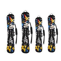 Snowboard Sleeve Bag Scratch Resistant Adjustable Shoulder Straps Snowboard Accessories Transport Wrap Snowboard Bag for Travel 138cm black
