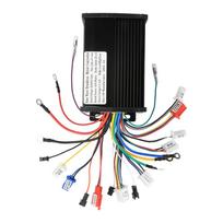 36V/48V/64V 450W Sine Wave Brushless Motor Controller Triple Mode 9-Tube Silent Design for E-Bike/Scooter/Self-Balancing Scoote black