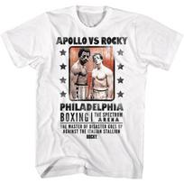 Rocky Movie T Shirt Apollo Vs S balta