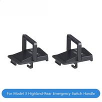 2PCS Car Door Emergency Handle for Tesla New Model 3 Highland 2025 Rear Door Physical Mechanical Door Lock Unlock Puller Button