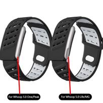 For WHOOP 5.0 MG/Life Original Breathable Wrist Band Soft Slicone Sweatproof Rubber Band for Whoop 5.0One/Peak Wristband for 5.0 One Peak