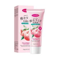 Peach Lactic Acid Bacteria Cleanser 100g SADOER Gentle cleansing facial cleanser 100G