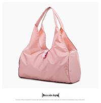 Women's Wear-Resistant Travel Sports Bag with Luggage Strap and Wet/Dry Separation