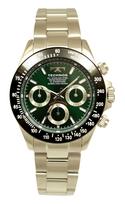 TECHNOS Chronograph 10 ATM Water T4C02BM [TECHNOS] Watch, Resistant, žalia