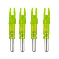 4Pcs Lighted Nocks Ultra-Bright High Fit Arrows to Install Universal Visibility Easy Archery Hunting Luminous