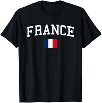 French Flag Men Women Kids France T-Shirt S įvairiaspalvis