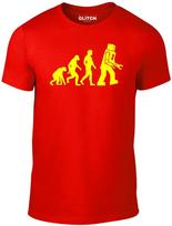 Evolution of Robots Men’s T-Shirt Mens Womens Tees Top – Funny Sci-Fi Geek AI Future Humor Tee XL