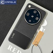 For OPPO Find X9 Ultra Case Simple Matte PU Leather Splicing Electroplating PC Thin And Light Hard Cover Dustproof Bumper OPPO Find X9 Ultra juoda