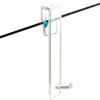 Transparent Acrylic Bathroom Shower Door Hook Over Glass Door Shower Towel Rack Punch-Free Bathroom Bathrobe Hanger Towel Hooks CN