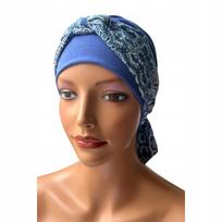 Turban Damski Wiosenny Lena 10-307 Chusta Miękka Także Po Chemioterapii