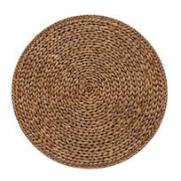 Stalo padėkliukas Storas apvalus dizainas Bohemiško stiliaus padėkliukas Šilumos izoliacija Atsparus aliejui Stalo kilimėlis Sutvirtinta siūlė Padėkliukas Valgomojo dekoras 38cm beige