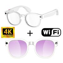 2026 AI išmanieji akiniai AI vertimas 500W HD kamera 4K filmavimas Vaizdas Bluetooth skambutis Įrašymas Belaidė muzika Daugiafunkciniai išmanieji akiniai Unisex balta
