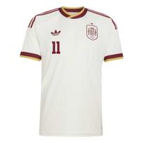 Adidas Originals 2026 Pasaulio taurė Ispanijos nacionalinė komanda Ferran Torres 11 išvykos greitai džiūstanti apvali kaklo futbolo marškinėliai Gerbėjų versija Vyriški marškinėliai JN4397-11 3XL