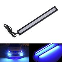 Mėlynos itin ryškios automobilio COB LED lemputės DRL Rūko žibintas Atsparus vandeniui DC 12V 17cm