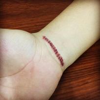 Dizainas Randų Formos Laikinos Tatuiruotės Lipdukai Kūno Menas Vandeniui Atsparūs Tatuiruotės beige