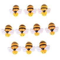 10 vnt. plokščios nugaros dervos „Cabochon Bee Diy“ plokščiadėžė „Scrapbooking“ puošmena