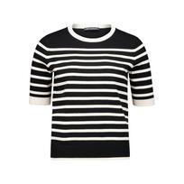 Megzta palaidinė moterims, Marga, Short-sleeved knit sweater