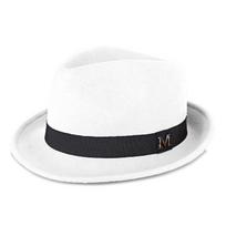 New autumn and winter imitation cashmere wool jazz hat European and American versatile British style jazz hat thickened windproof and warm hat One Size