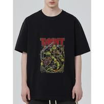 Black T Shirt with Teenage Mutant Ninja Turtles Print for Casual Wear S juoda