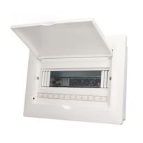 12 Way Power Distribution Box with DIN Rail Concealed Mounted Circuit Breaker Protection Box