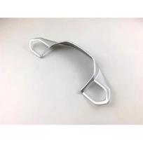 For Peugeot  508     ABS Carbon Fiber Steering Wheel Buttons Trim Decorative Frame Cover Styling Accessories ABS Chrome
