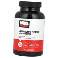 Magnis plius L-teaninas, Magnesium + L-Theanine, Force Factor 120 kaps. (36641027) 120vcaps