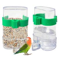Bird Water Dispenser, Automatic Water Feeder, Bird Food Bird Water Dispenser žalia