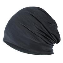 Pavasario rudens kaukolė Beanie Baggy Unisex vienspalvė elastinga plona apsauginė gatvės šokių skrybėlė be kraštų bėgimo kepurė tamsiai pilka spalva