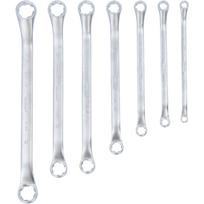 KS Tools RESCUEpower dvigubų žiedinių veržliarakčių rinkinys, išlenktas, 7 dalių, 6–19 mm (517.1555)