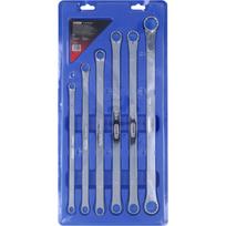 KS Tools CHROMEplus dvigubų žiedinių veržliarakčių rinkinys, XL, 6 dalių (518.0800)