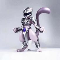 11cm Pokemon Mewtwo Plieninėje Šarvuotėje Anime Veiksmo Figūrėlė Modelis Gk Statula Kolekcija Darbalaukio Dekoracija Ornamentas Žavingi Žaislai Berniukų Dovana white