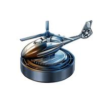 Sraigtasparnio automobilio oro gaiviklio eterinių aliejų difuzorius Creative Shape saulės energija varomas besisukantis lėktuvo automobilio gaiviklio ornamentas