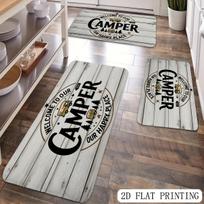 1Pcs Anti Fatigue Kitchen Rugs, Camper Happy Place Print Waterproof Non-Slip Thick Cushioned Kitchen Mat Heavy Duty Comfort Standing Mat for Kitchen 40*60cm