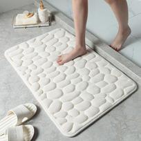 Cobblestone Bathroom Floor Mat Thickened Bathtub Floor Rug Practical Shower Doormat 40*60cm balta