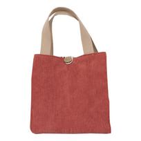 Lunch Bag Corduroy Canvas Lunch Box Picnic Tote Cotton Cloth Small Handbag Pouch Dinner Container Food Storage Bags For Ladies