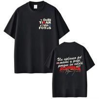 Rapper Bad Bunny New Album Poster Print T-shirt 2026 Summer New Men's Women's Fashion Cotton Oversized T-Shirt Street Wear Y2K 4XL