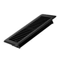 Metal Floor Register Cover High-efficiency Anti-blocking Floor Vent Covers 4*10 Inch Air Cover Central Conditioner Grille juoda