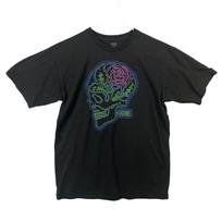 Vans Men's Size M Black T-Shirt Skull Rose Short Sleeve EUC S įvairiaspalvis