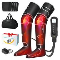 Leg Massager, ALLJOY Massage Device for Legs and Feet Boots PressoMassage 6 Modes 3 Intensities 2 Heat Levels for