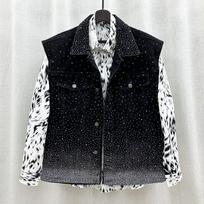 Denim Vest Men's Spring Tide Brand Loose Sleeveless Vest Hong Kong Style Versatile Handsome Trend Jacket M juoda